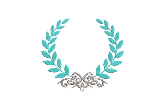 Blue Olive Laurel Wreath