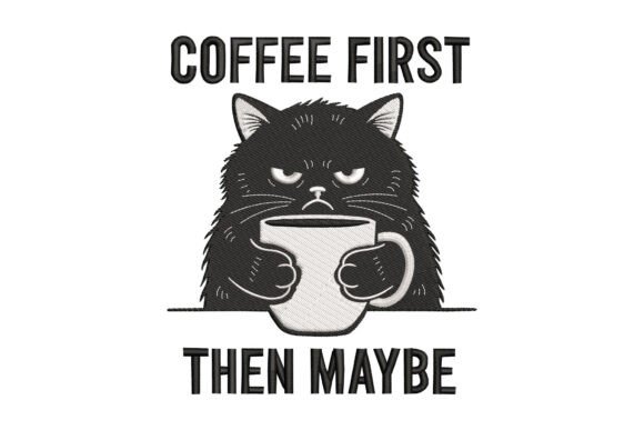 Cat Coffee Lover