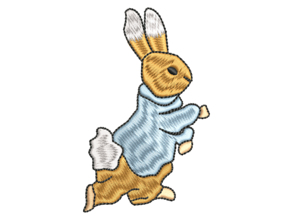 Cute Bunny Blue Jacket