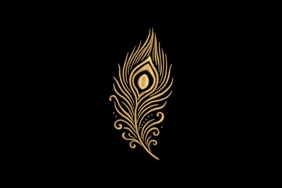 Elegant Peacock Feather