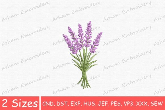 Elegant Purple Lavender Bouquet