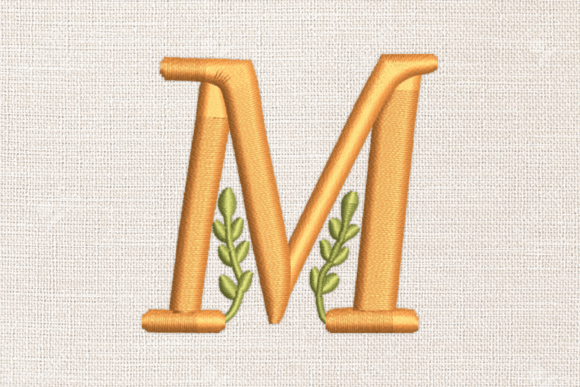 The Letter M is Feathered and Leafy